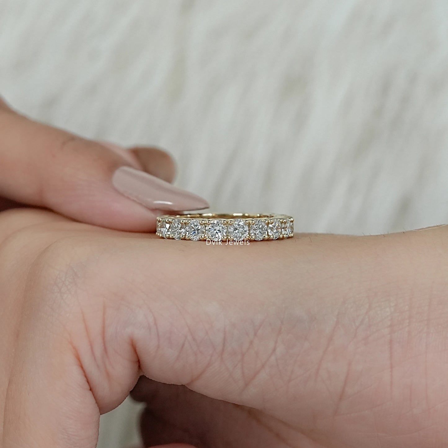 Lab Grown Round Diamond Eternity Band