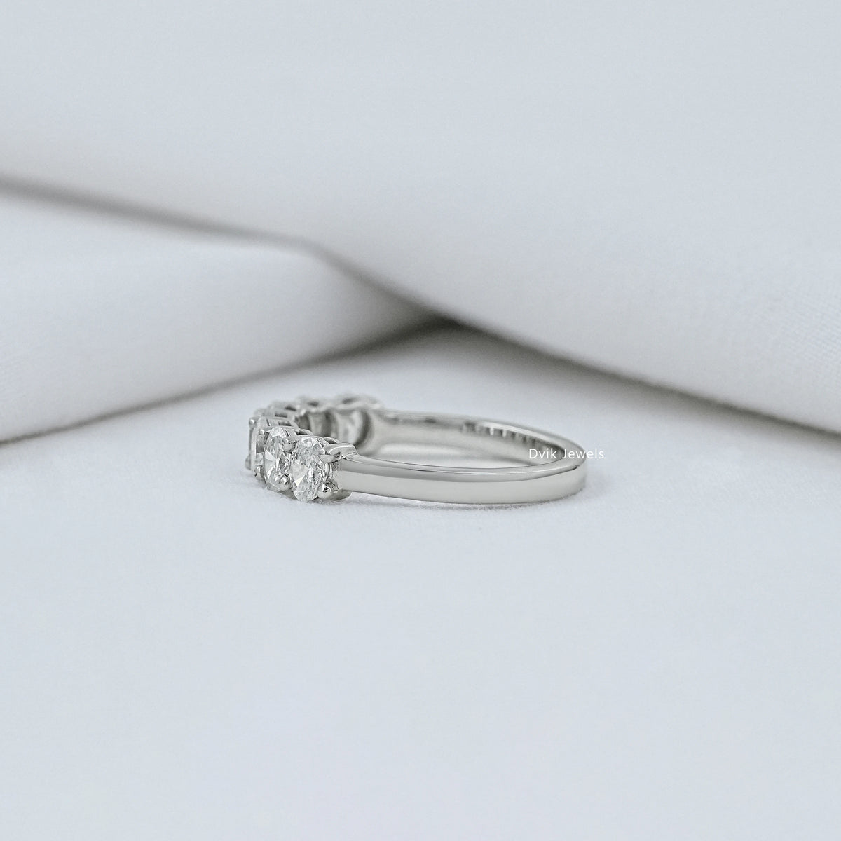Oval Lab Diamond Seven Stone Ring