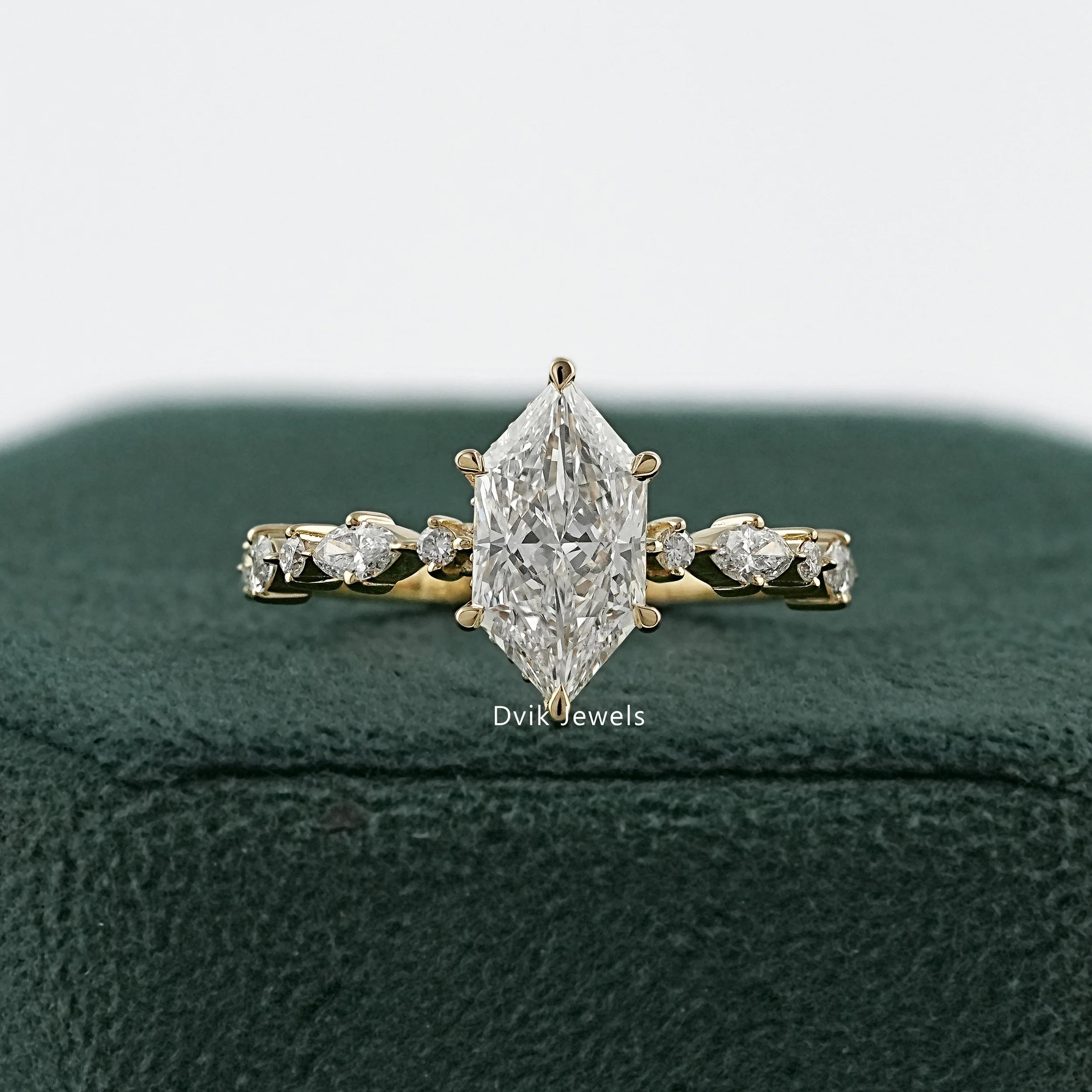 Lab Grown Dutch Marquise Diamond Engagement Ring – Dvik Jewels