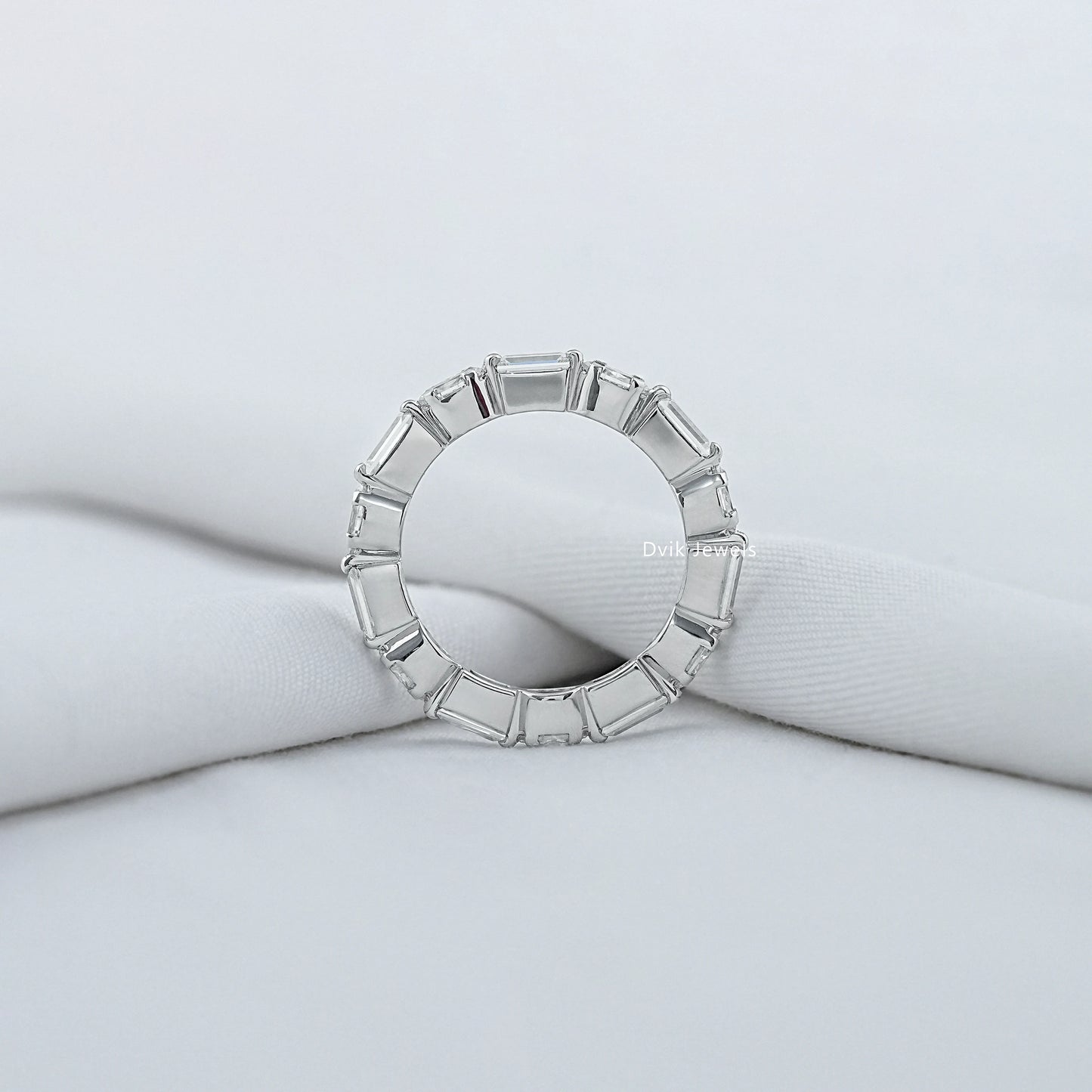 East-West Baguette And Marquise Diamond Band