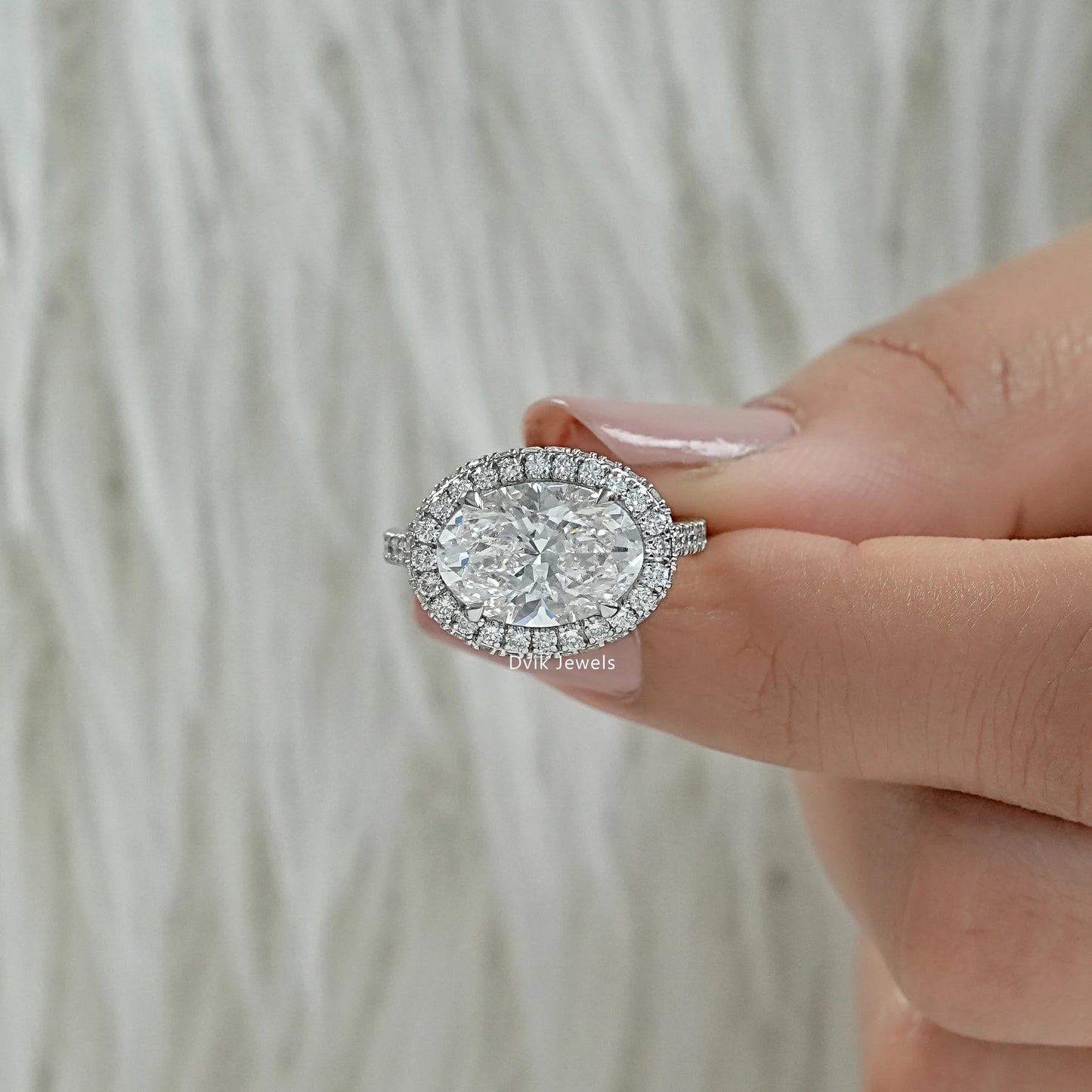 Best lab grown diamond engagement rings worn on a finger for bridal style