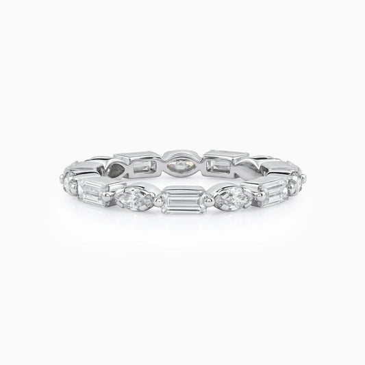 East-West Baguette And Marquise Diamond Band Band
