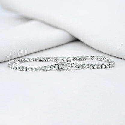Round Cut Lab Grown Diamond Bracelet Bracelet