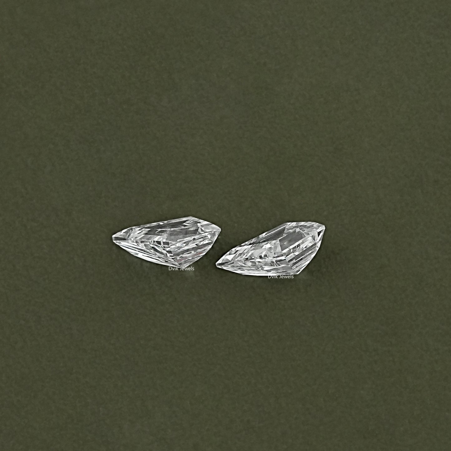 Kite Cut Matching Pair Lab Grown Diamond