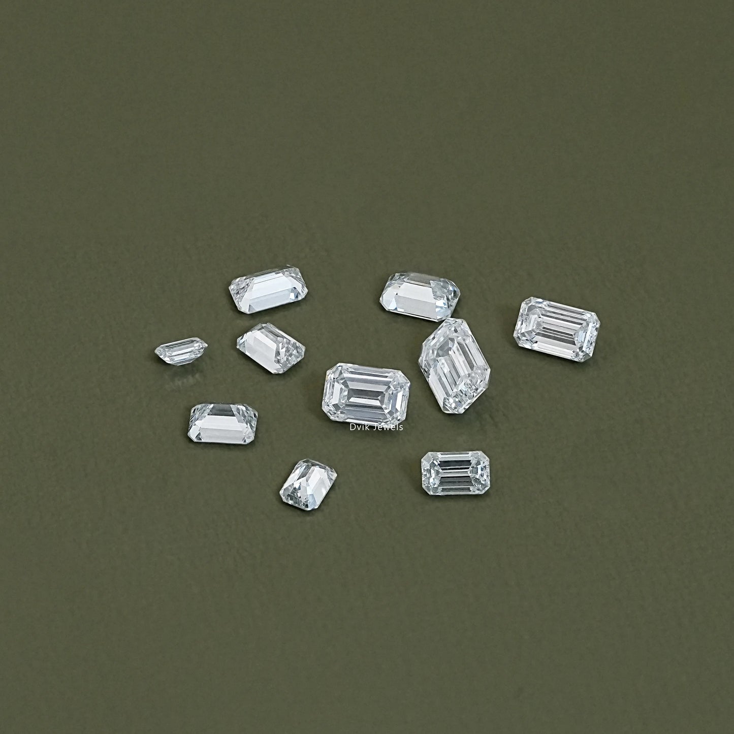 Loose Emerald Cut Lab Grown Diamond