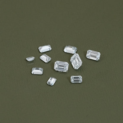 Loose Emerald Cut Lab Grown Diamond