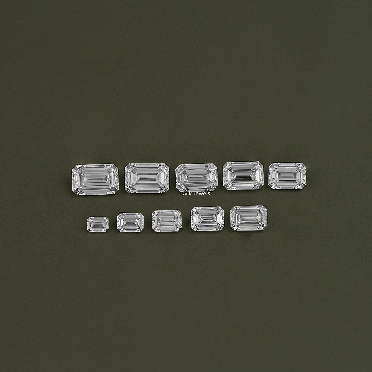 Emerald Cut Lab Grown Loose Diamond