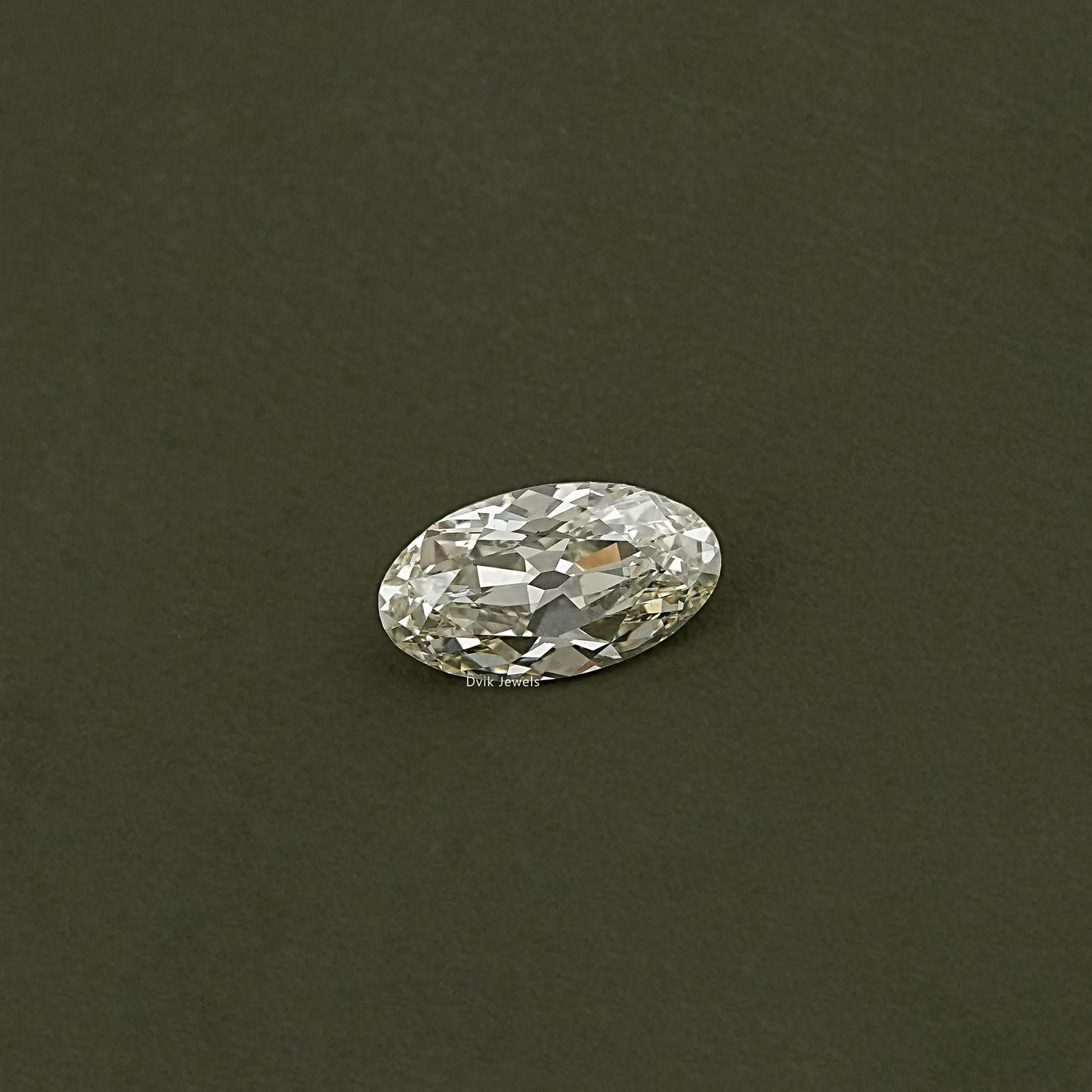 Lab Grown Old Mine Moval Cut Loose Diamond