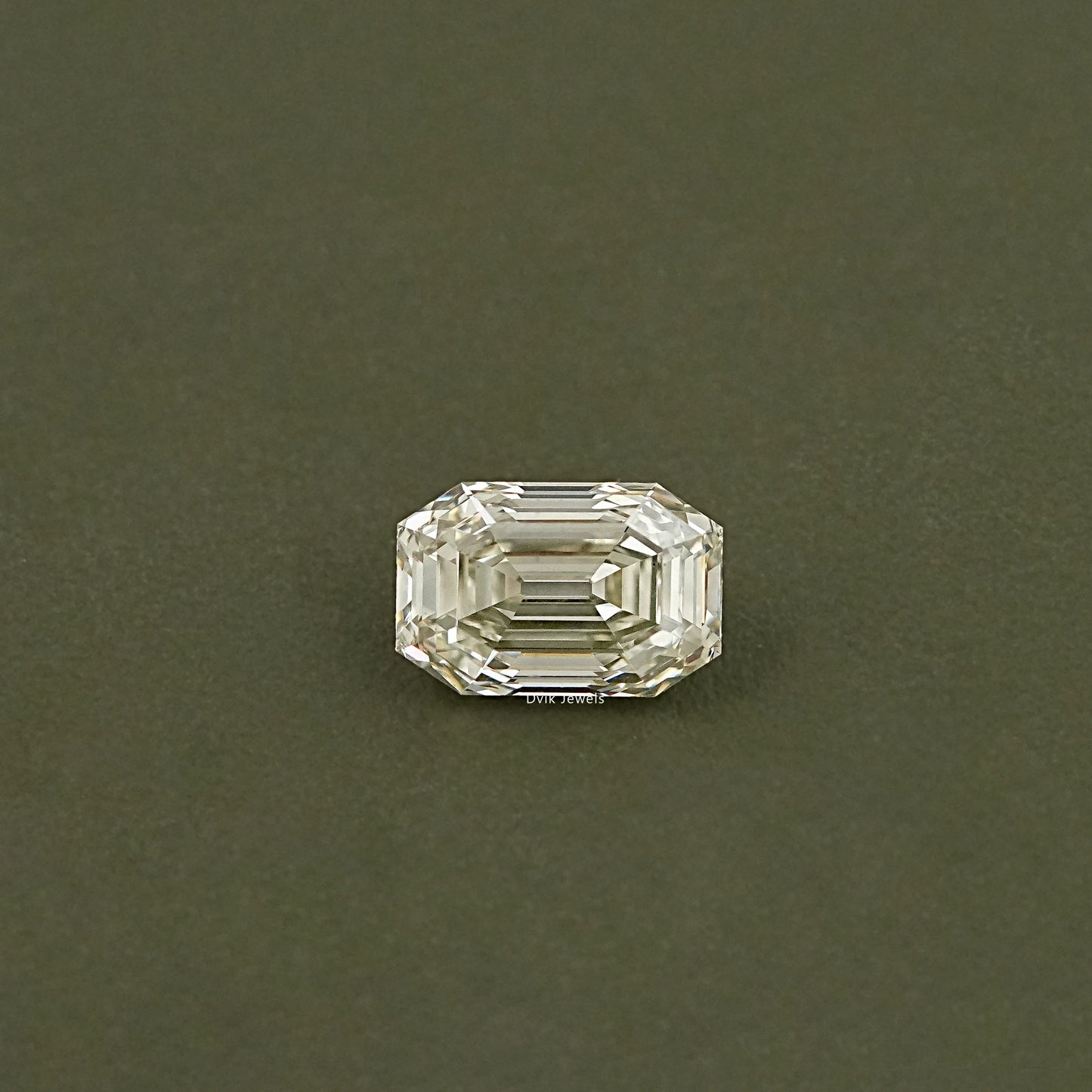 Stunning Old Mine Emerald Cut Lab Loose Diamond