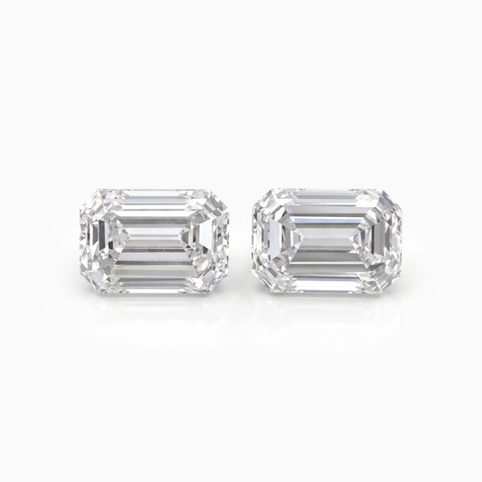 Emerald Cut Lab Diamond Matching Pair Matching Pair