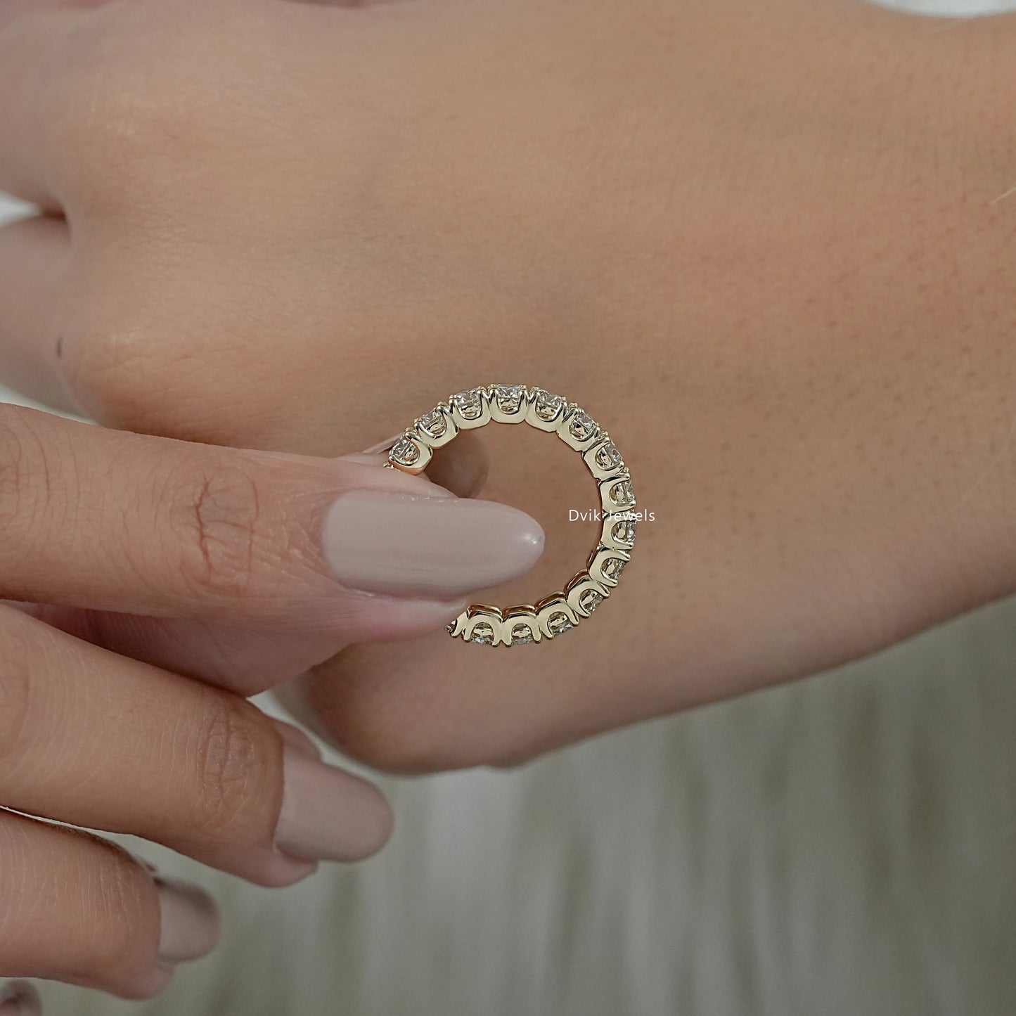Lab Grown Round Diamond Eternity Band