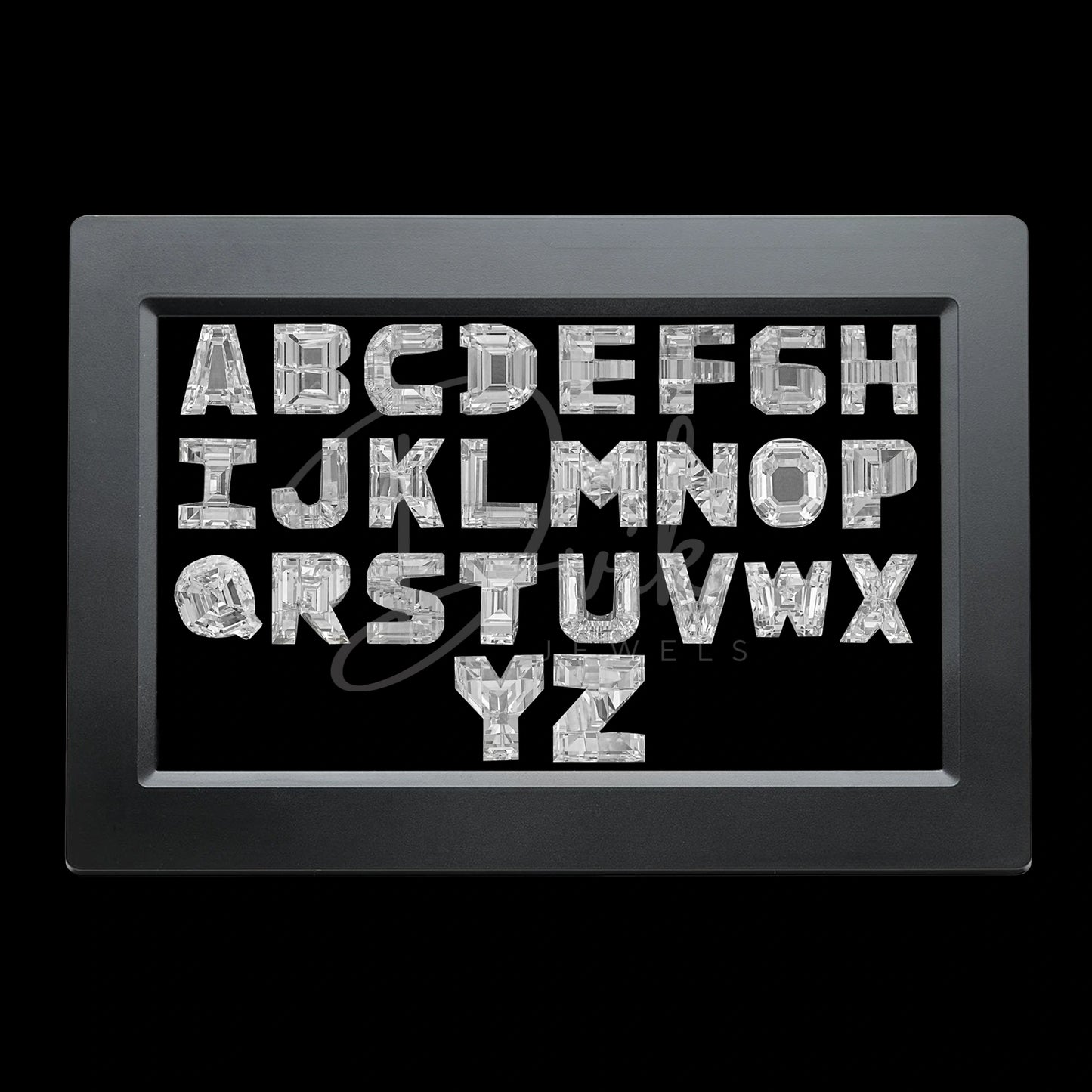 Alphabet-Shaped Lab Grown Loose Diamonds  -  A to Z Cut