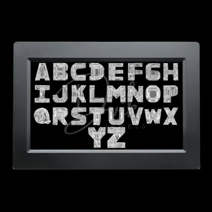 Alphabet-Shaped Lab Grown Loose Diamonds  -  A to Z Cut