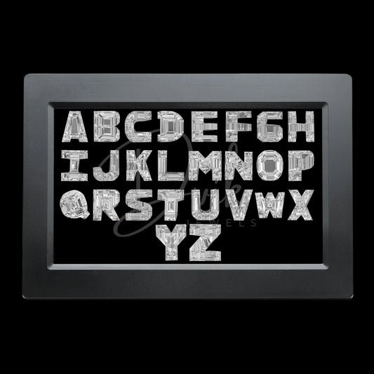Alphabet-Shaped Lab Grown Loose Diamonds  -  A to Z Cut
