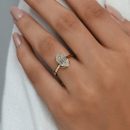 Dutch Marquise Cut Diamond Solitaire Ring