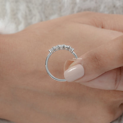 Princess Cut Five Stone Lab Diamond Ring