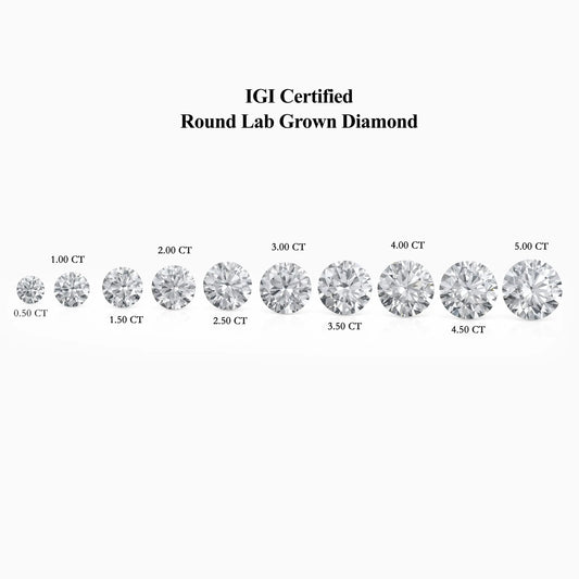 IGI Certified Round Cut Lab Grown Loose Diamond Loose Diamond