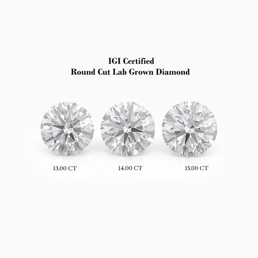 IGI Certified Round Lab Grown Loose Diamond