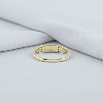 Lab Grown Diamond Pave Half Eternity Band