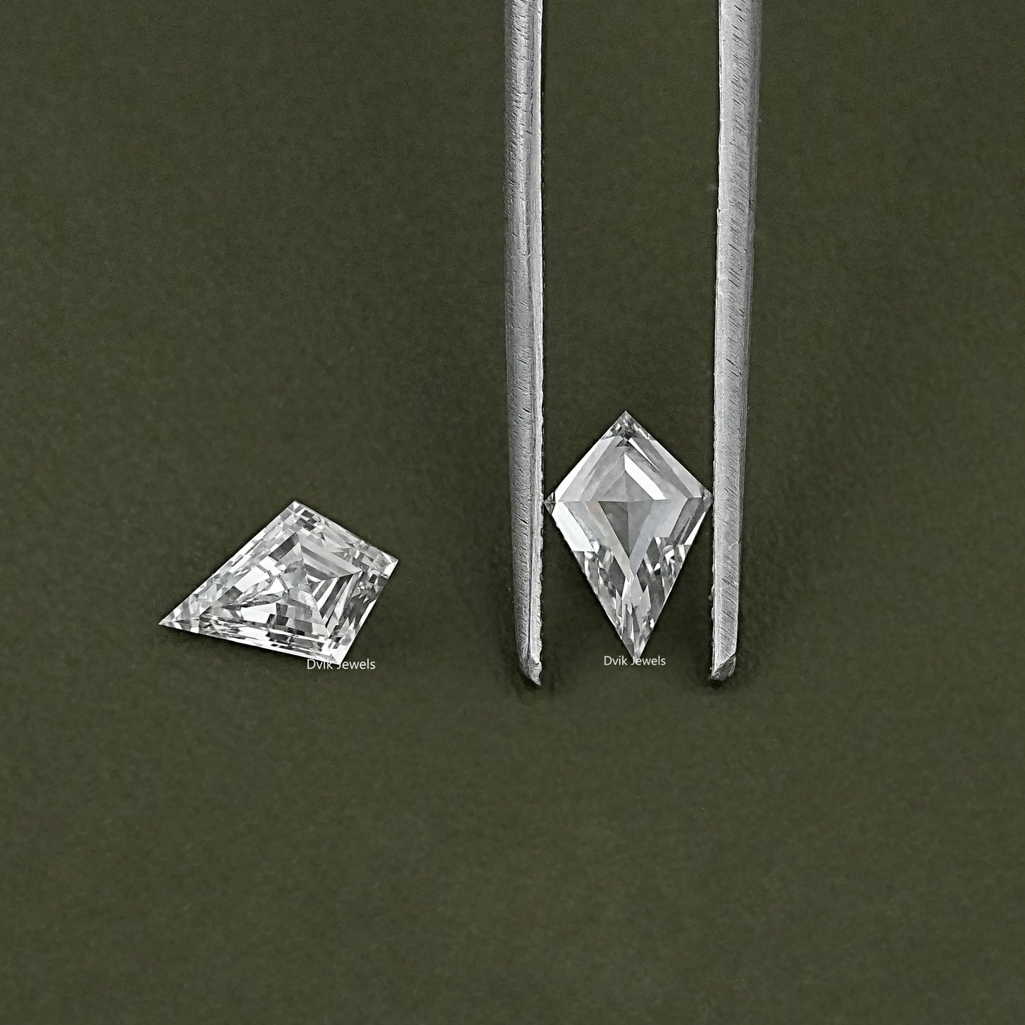 Kite Cut Matching Pair Lab Grown Diamond