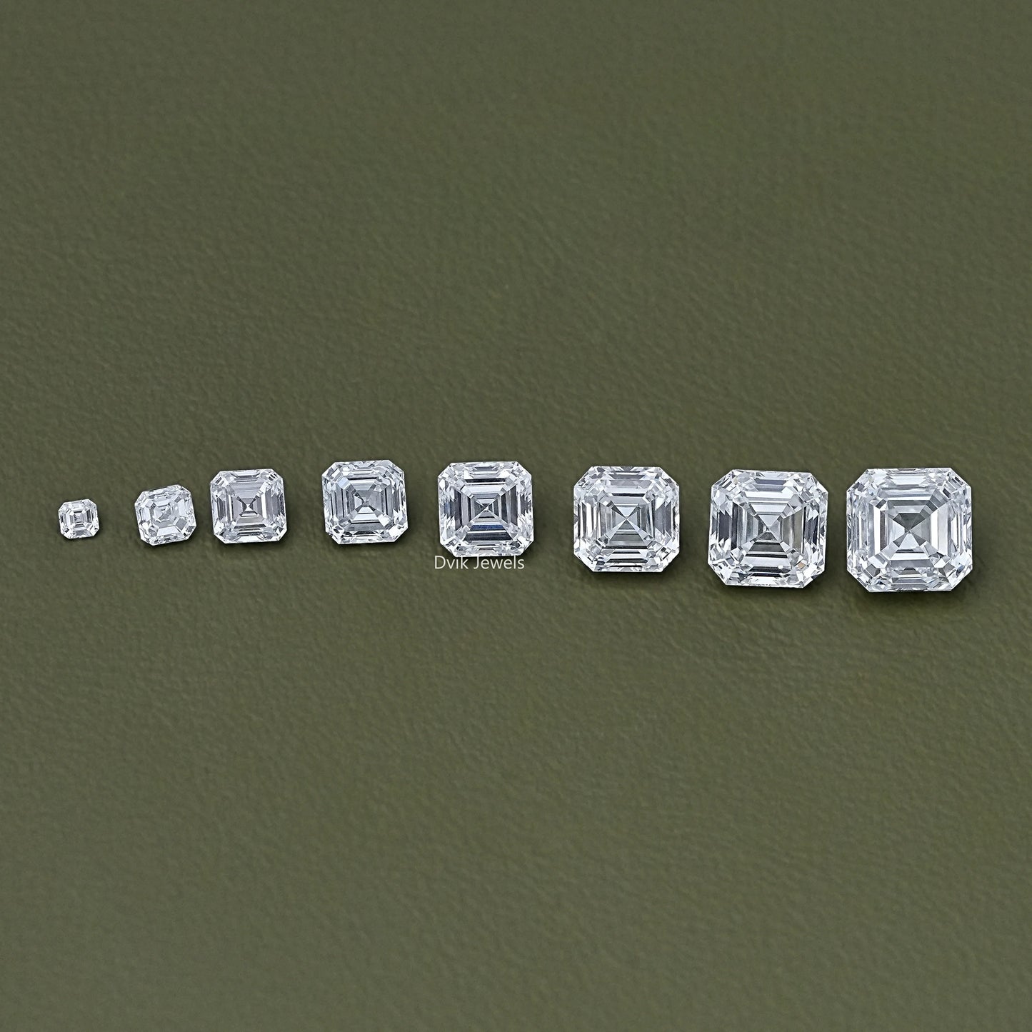 Asscher Cut Lab Grown Loose Diamond