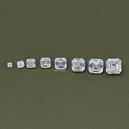 Asscher Cut Lab Grown Loose Diamond