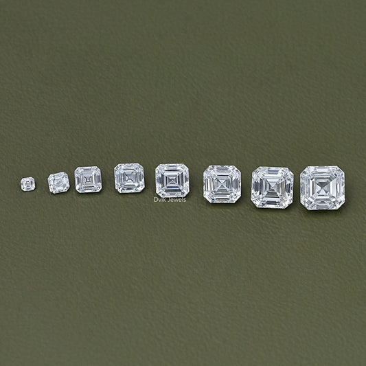 Asscher Cut Lab Grown Loose Diamond