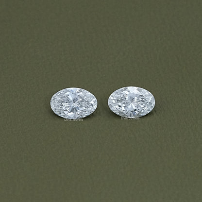 Oval Cut Lab Diamond Matching Pair