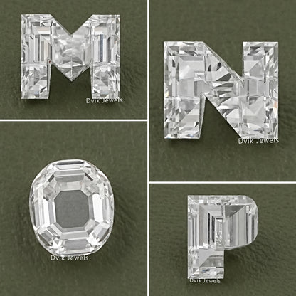 Alphabet-Shaped Lab Grown Loose Diamonds  -  A to Z Cut
