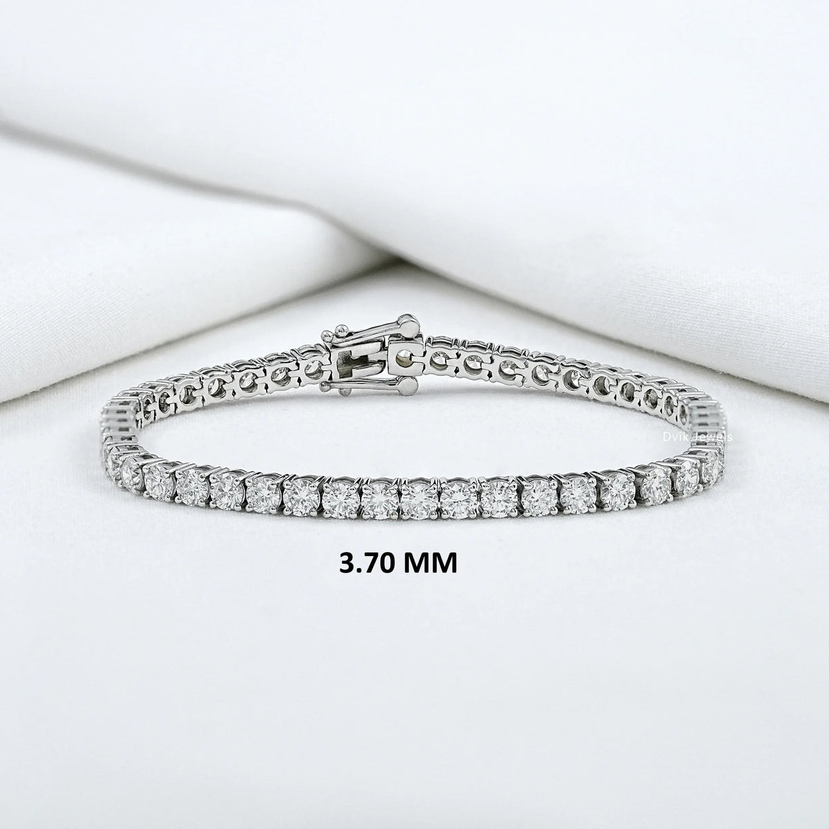 Brilliant Lab Grown Round Diamond Tennis Bracelet