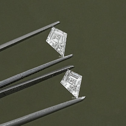 Kite Cut Matching Pair Lab Grown Diamond