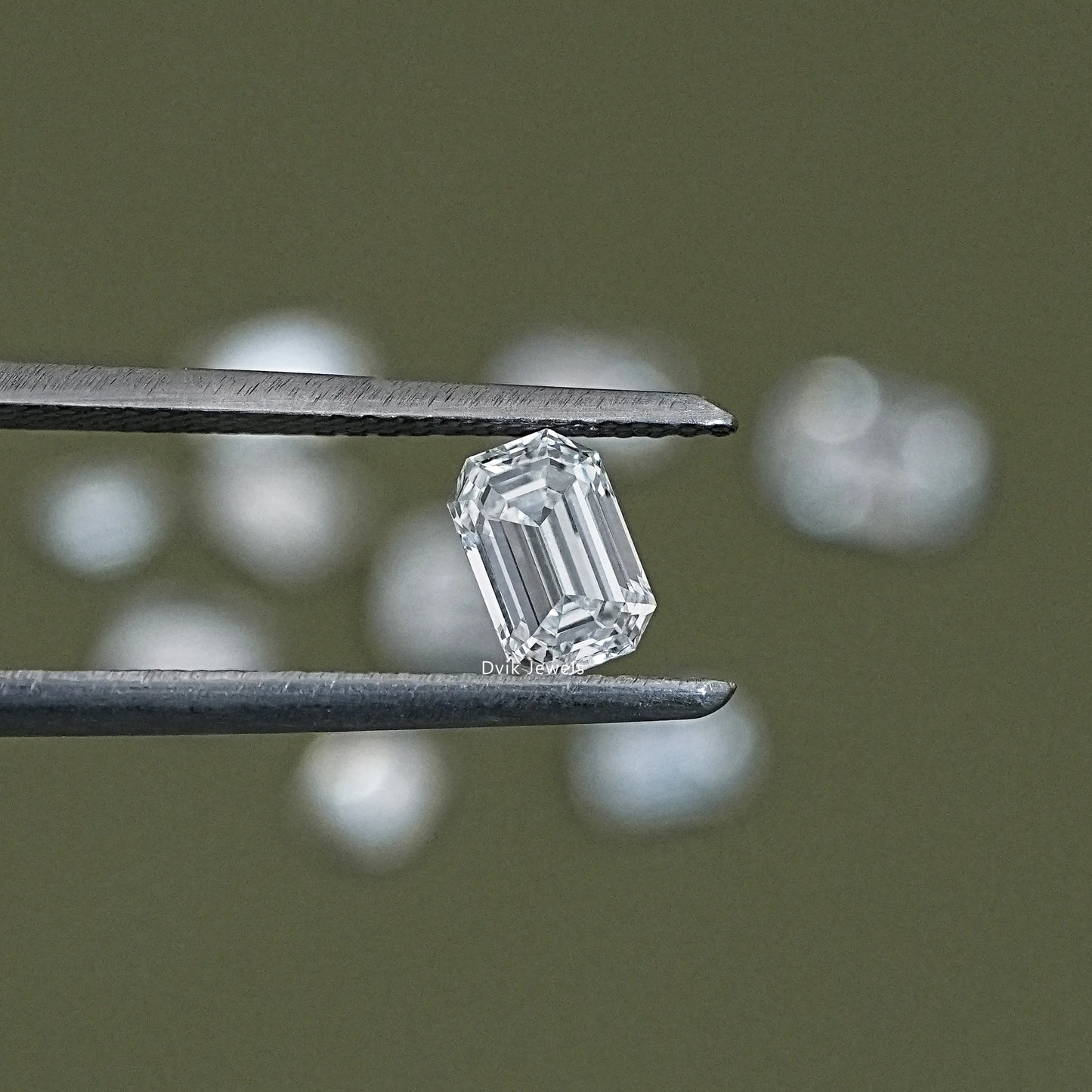 Loose Emerald Cut Lab Grown Diamond