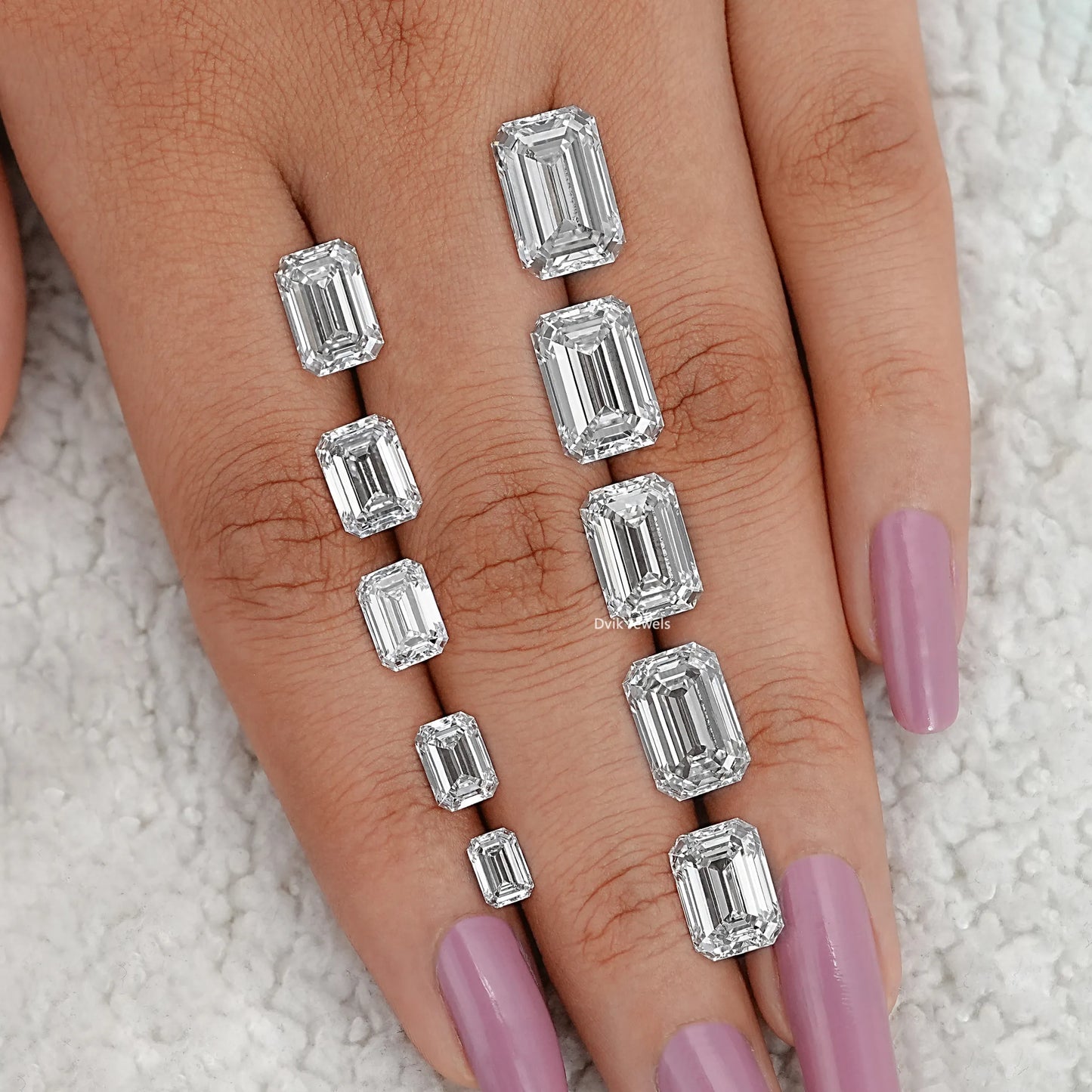 Emerald Cut Lab Grown Loose Diamond