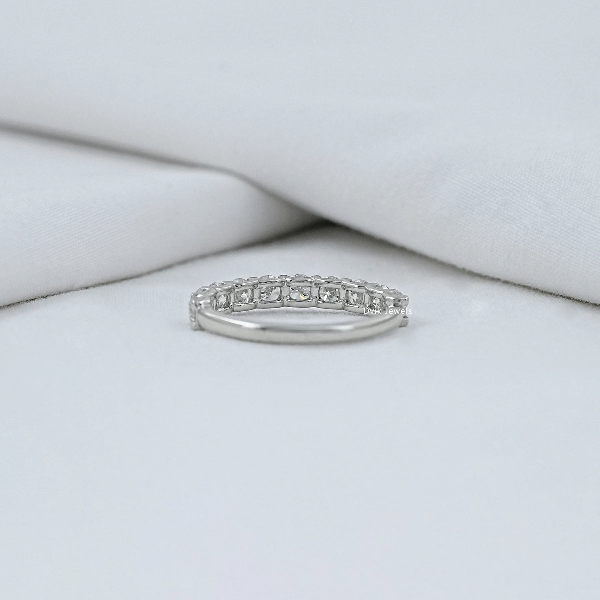 Lab Grown Diamond Half Eternity Wedding Band