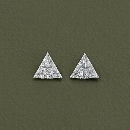 Triangle Cut Lab Loose Diamond Matching Pair