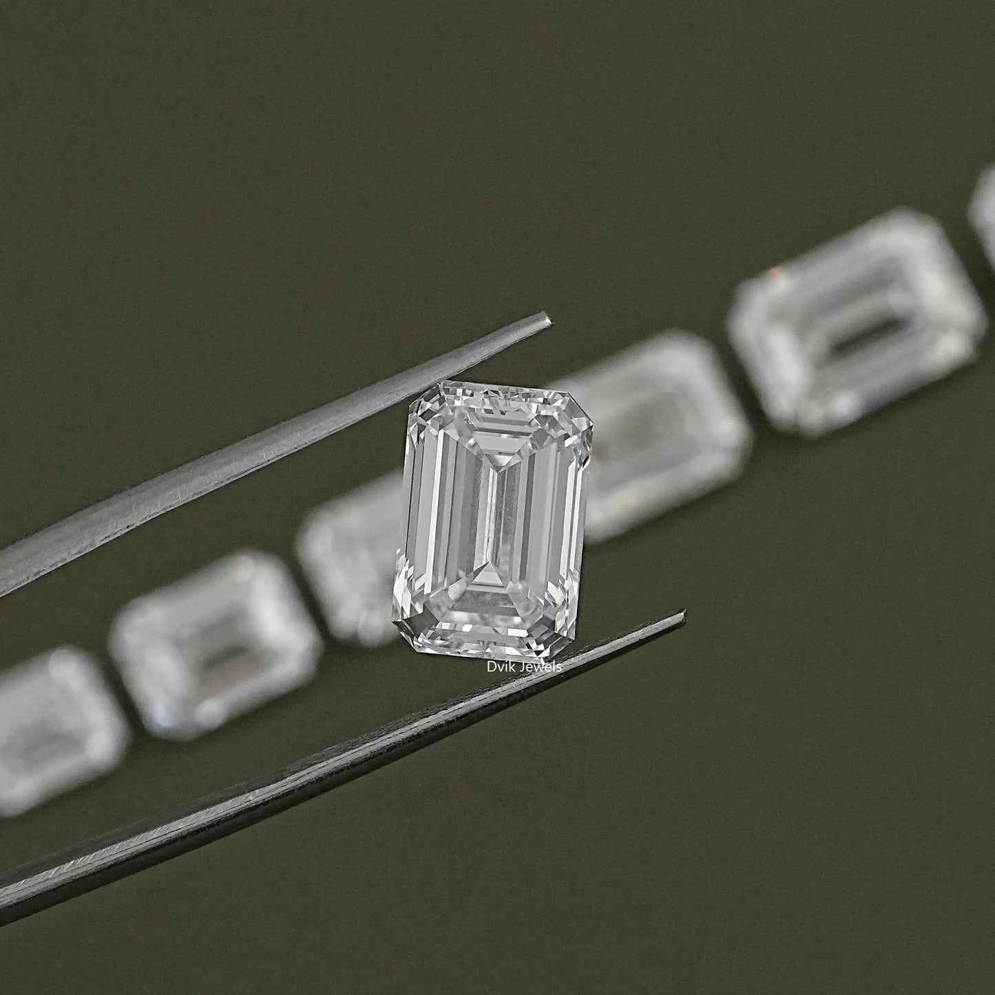 Emerald Cut Lab Grown Loose Diamond