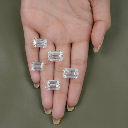 Emerald Cut IGI Certified Lab Loose Diamond 6.00 To 10.00 CT