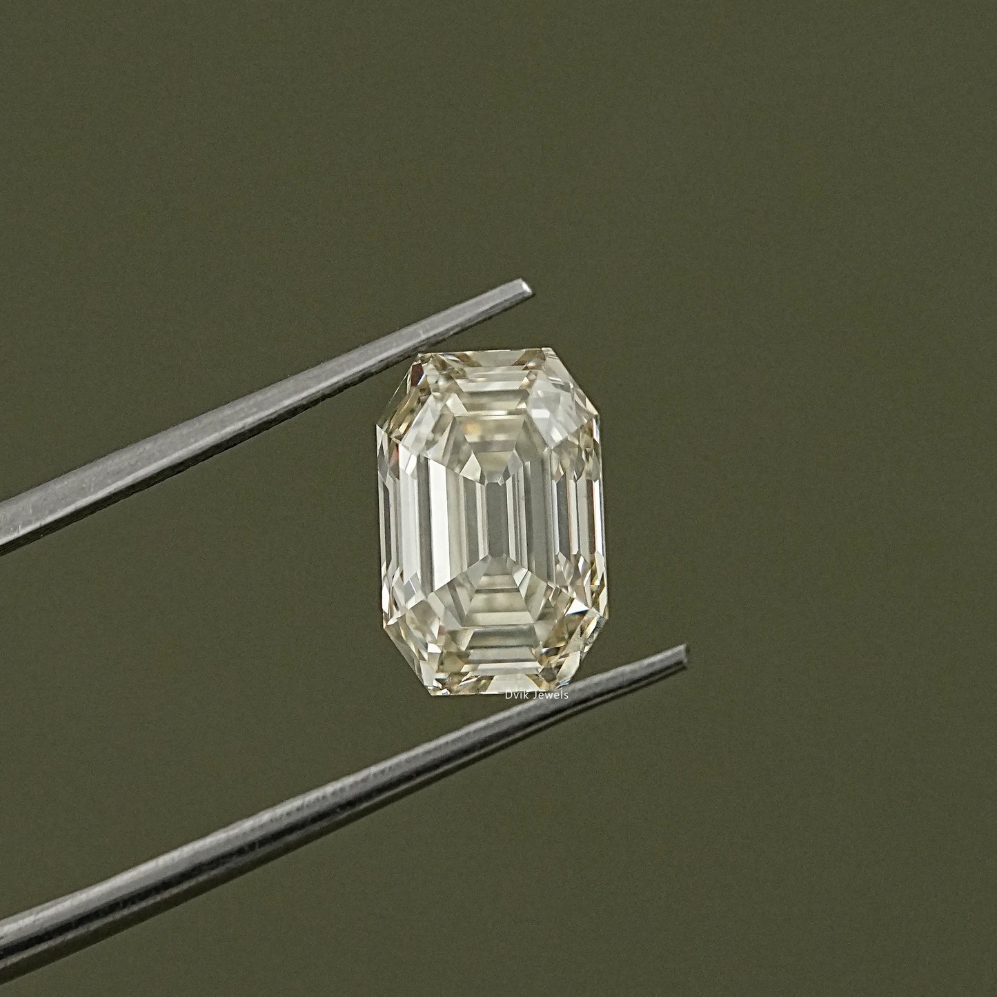 Stunning Old Mine Emerald Cut Lab Loose Diamond