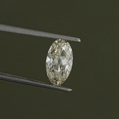 Lab Grown Old Mine Moval Cut Loose Diamond