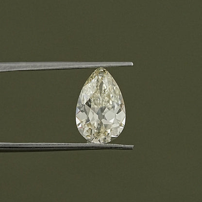 Lab Grown Loose Old Mine Pear Cut Diamond