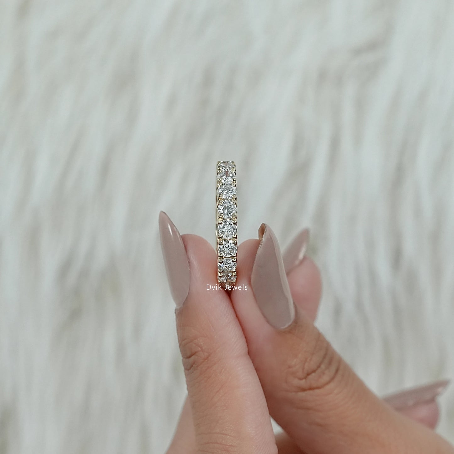 Lab Grown Round Diamond Eternity Band