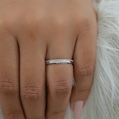 Lab Grown Round Diamond Eternity Wedding Band