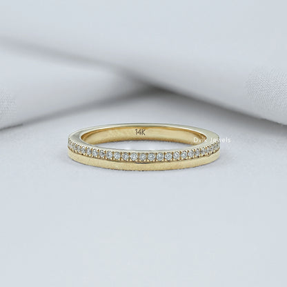 Lab Grown Round Diamond Eternity Wedding Band