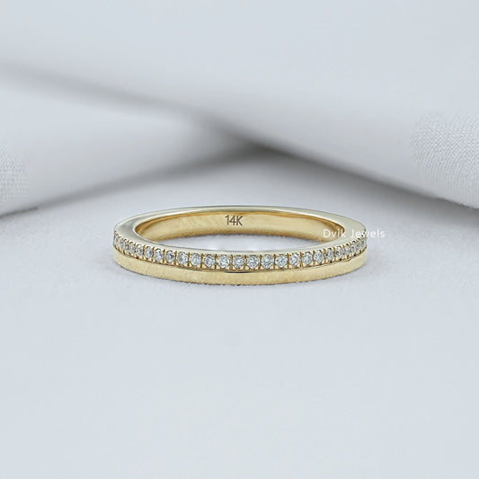 Lab Grown Round Diamond Eternity Wedding Band