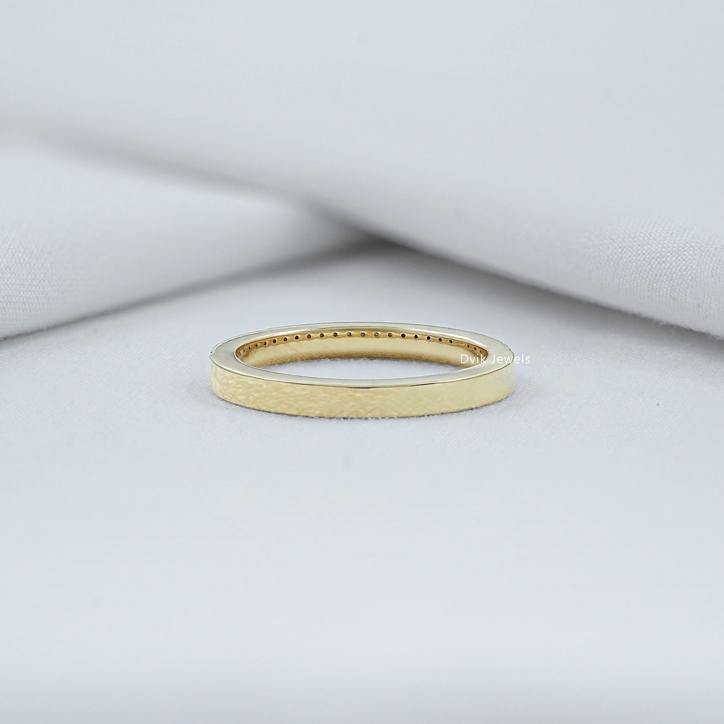 Lab Grown Round Diamond Eternity Wedding Band