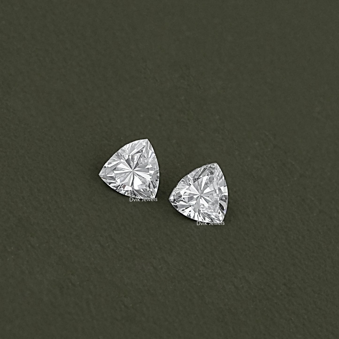 Trillion Shape Lab Diamond Matching Pair