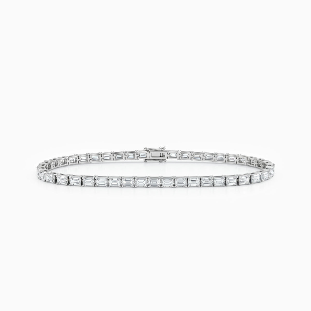Lab Diamond Emerald Cut Tennis Bracelet Bracelet
