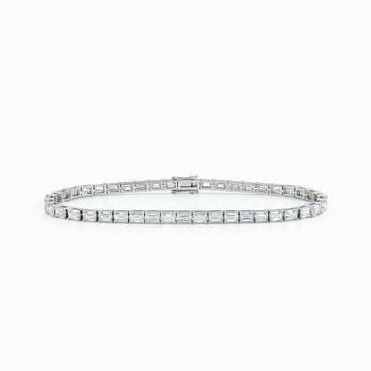 Lab Diamond Emerald Cut Tennis Bracelet Bracelet