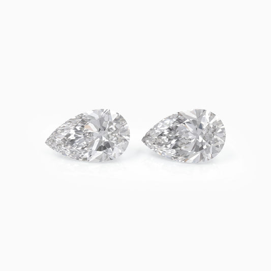 Lab Diamond Pear Cut Matching Pair Matching Pair