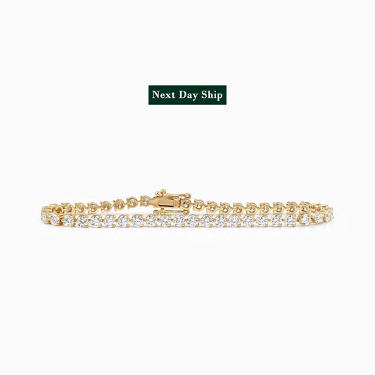 Lab Grown Diamond Round Tennis Bracelet Bracelet